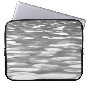 Abstract #3: Silver gray shimmer Laptop Sleeve