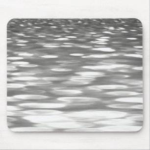 Abstract #3: Silver grey shimmer Mouse Pad