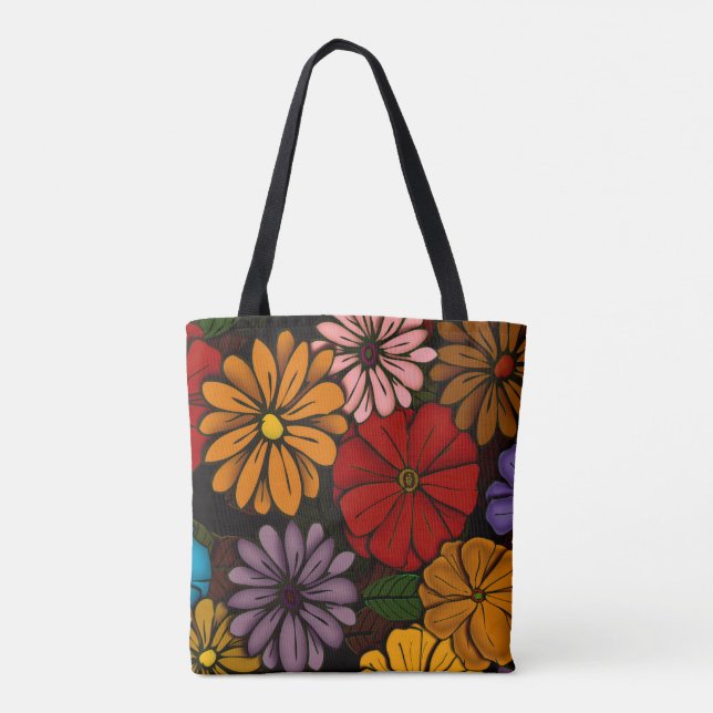 Abstract #421 tote bag (Back)