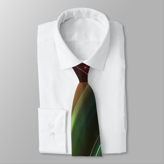 Abstract #4 neck tie (Tied)