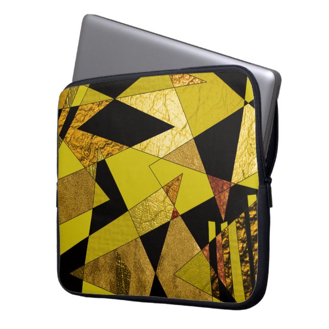 Abstract #508 laptop sleeve (Front Left)