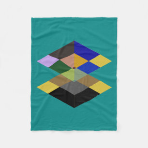 Abstract #712 fleece blanket