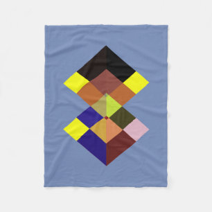 Abstract #719 fleece blanket