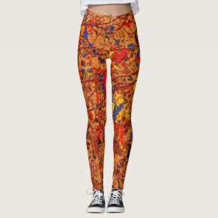 Abstract #725 leggings