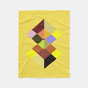 Abstract #727 fleece blanket
