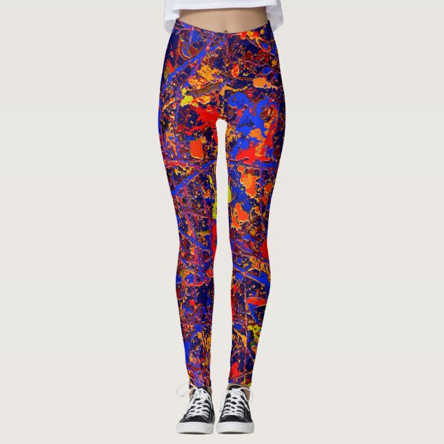 Abstract #737 leggings (Front)
