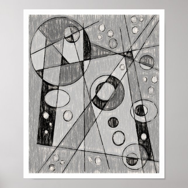 Abstract #747 Sketch Poster (Front)