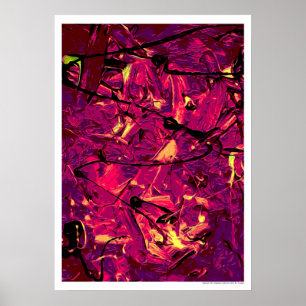 Abstract #787 Alighieri's Inferno Poster