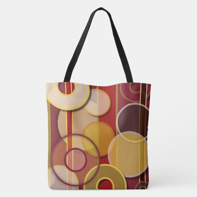 Abstract #843 tote bag (Back)