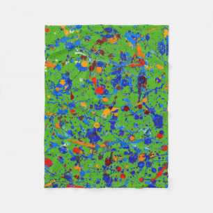 Abstract #905 fleece blanket