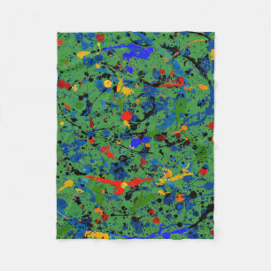 Abstract #908 fleece blanket