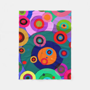 Abstract #928 fleece blanket