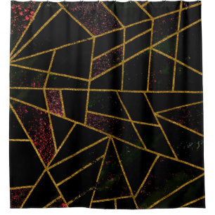 Abstract #939 shower curtain