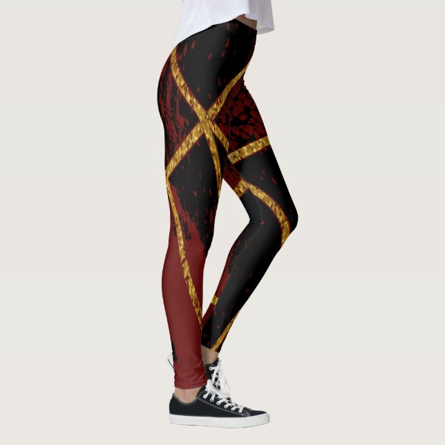 Abstract #940 leggings (Right)