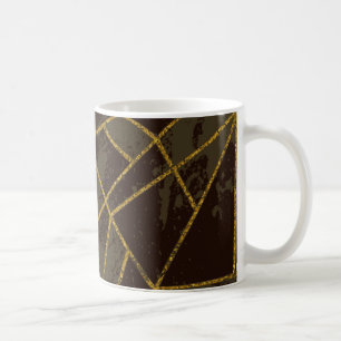 Abstract #941 Brown Coffee Mug