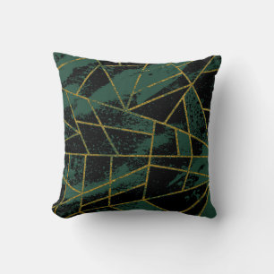 Abstract #941 Green Cushion