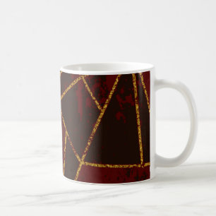 Abstract #943 Red Coffee Mug