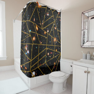 Abstract #950 shower curtain