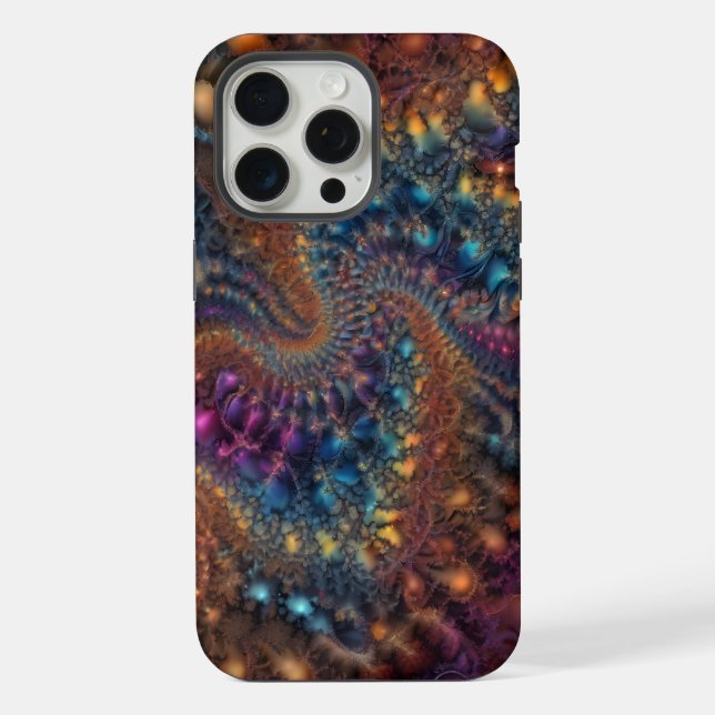 Abstract abstraction of fractals iPhone case (Back)