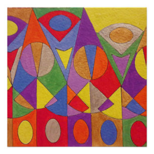 Abstract Acrylic 1 Poster
