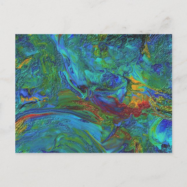 Abstract Acrylic AA1 Postcard (Front)