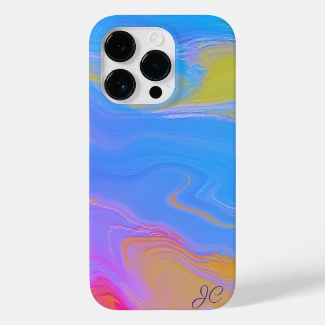 Abstract Acrylic Flow - Summer Breezes Case-Mate iPhone Case (Back)