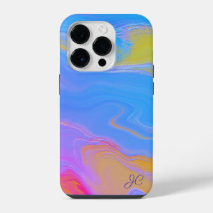 Abstract Acrylic Flow - Summer Breezes iPhone 14 Pro Case