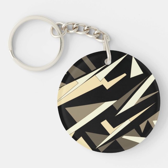 Abstract acrylic keychain (Front)