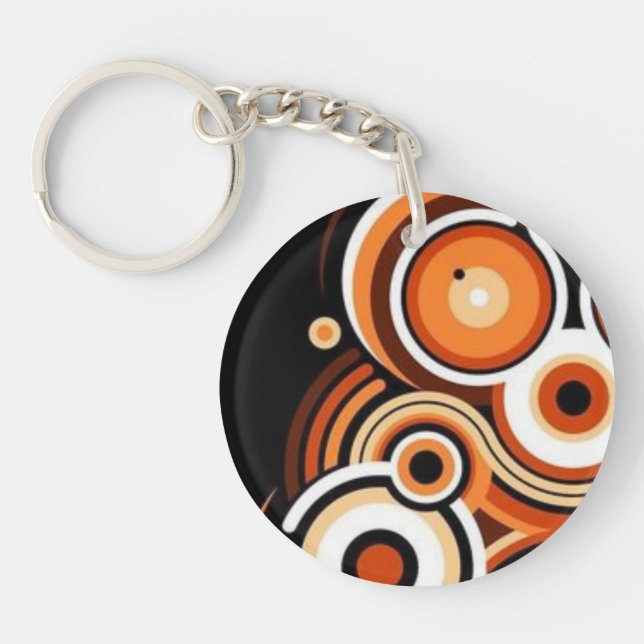 Abstract acrylic keychain (Front)