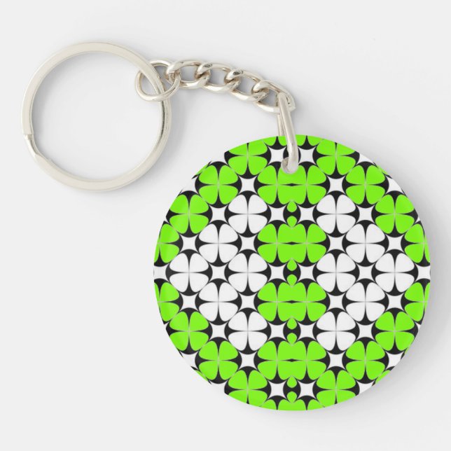 Abstract acrylic keychain (Front)