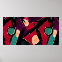 Abstract acrylic modern painting fragment. Colorfu