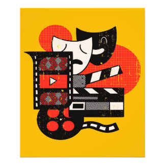 Abstract Acting Theatre| Drama theatre Photo Print