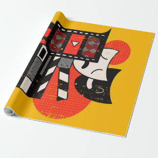 Abstract Acting Theatre| Drama theatre Wrapping Paper