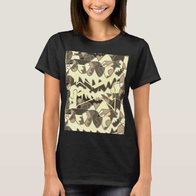 ABSTRACT AFRICAN ABORIGINAL TYPE ART T-Shirt (Front)