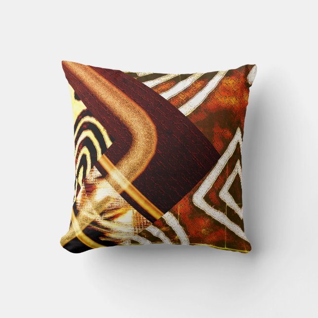 Abstract African Cushion (Front)