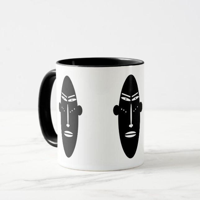 Abstract African modern indigene art Mug (Front Left)