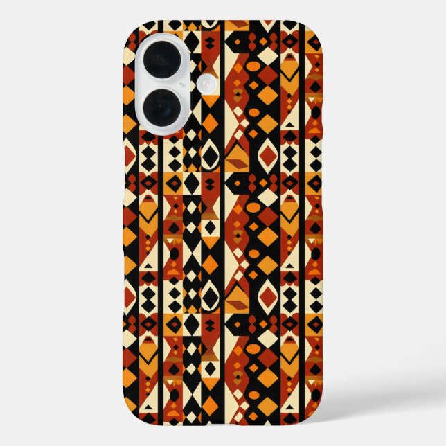 Abstract African Pattern Case-Mate iPhone Case (Back)