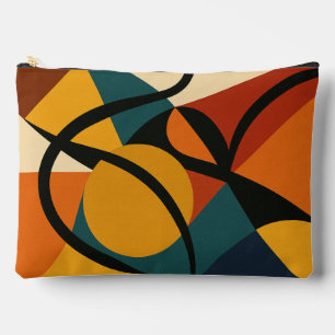 Abstract African Print Accessory Pouch