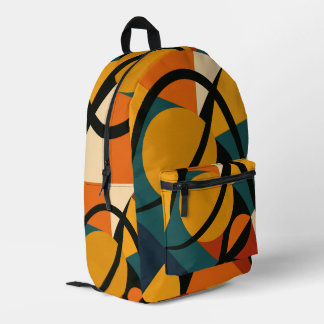 Abstract African  Printed Backpack