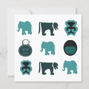 Abstract african tribal art