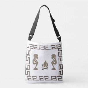 Abstract African tribal art Crossbody Bag