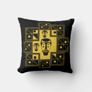 Abstract African tribal art Cushion