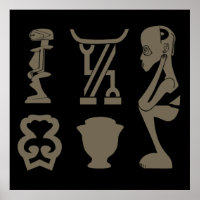 Abstract African tribal art