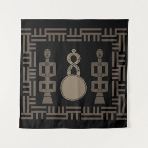 Abstract African tribal art Tapestry