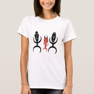 Abstract African tribal dancing scene T-Shirt