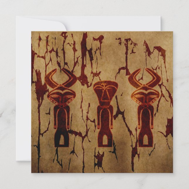 Abstract african tribal drawing (Front)