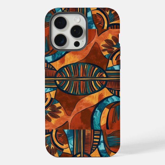 Abstract Afrocentric Patterns iPhone / iPad case (Back)
