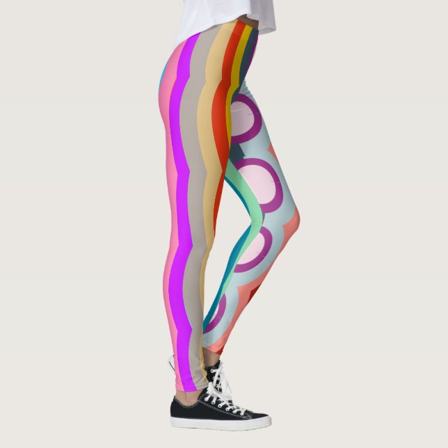 Abstract Again Leggings (Right)