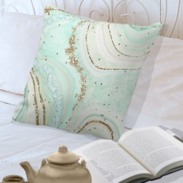 Abstract Agate V1 Mint ID827 Cushion (Creator Uploaded)