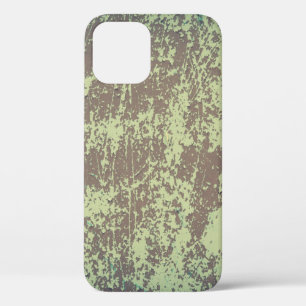 Abstract aged aluminium iPhone 12 case